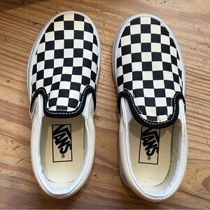 Vans Kids Classic Slip-On Checkerboard Shoe - NEW